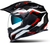 Nexx Casco Adventure  X.WED2 Columbus Gris-Rojo-Negro