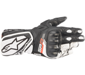 Alpinestars Guantes de Moto  Stella SP-8 V3 Mujer Negro-Blanco