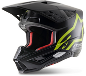 Alpinestars Casco de Cross  SM5 Compass Negro-Amarillo