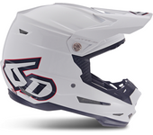 6D Casco de Cross  ATR-2 Solid Blanco