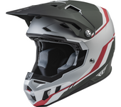 FLY Racing Casco de Cross  Formula CC Driver Plateado-Rojo-Blanco