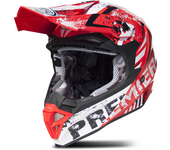 Premier Casco de Cross  Exige ZX 2 MX Rojo-Blanco
