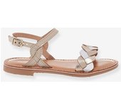 Sandalias de piel Bonbon LES TROPEZIENNES® PAR M. BELARBI beige estampado