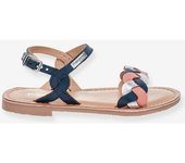 Sandalias de piel Bonbon LES TROPEZIENNES® PAR M. BELARBI azul estampado