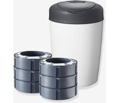 Contenedor para pañales Simplee + 6 recargas TOMMEE TIPPEE gris