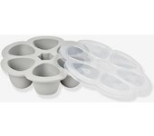 Caja multiporciones, 6 x 150 ml, especial congelador BEABA gris claro liso