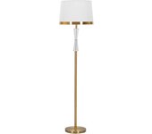 Mauro Ferretti Lámpara de pie de metal y cristal cm ø 40x153