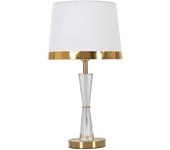 Mauro Ferretti Lámpara de mesa de metal y cristal cm ø 30x56