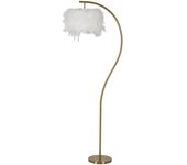 Mauro Ferretti Lámpara de pie con plumas blancas cm 60x33x170