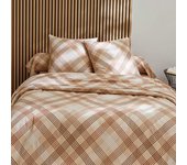 Montéléone Juego de cama de franela con diseño gráfico
