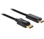 Cable Displayport > HDMI m/m 2m Negro, Adaptador
