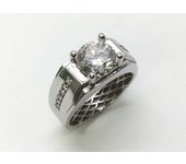 SELLO ORO 18K CON DIAMANTE DE LABORATORIO