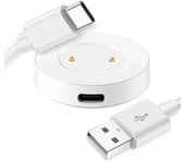 OcioDual Base de Carga 2 Pines + Cable USB 2.0 80cm Blanco para Huawei Watch GT/2/2E Honor Watch Magic/2/Dream
