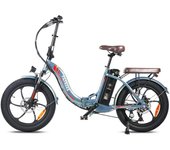 Fafrees F20 Pro Bicicleta Eléctrica E-Bike 250w Autonomía 80km Frenos de Disco Verde Deslumbrante