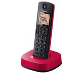 Teléfono inalámbrico digital Panasonic KXTGC310 rojo