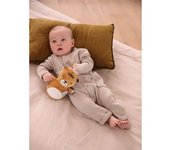VERTBAUDET Mono de nido de abeja para bebé beige arcilla