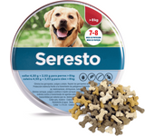 Pack Seresto +8 kg + Galletas Minihuesitos Bolsa