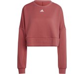 Sudadera suelta de mujer adidas Aeroready Studio