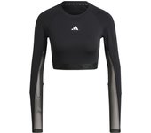 Camiseta de manga larga para mujer adidas Hyperglam