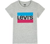 Camiseta levi´s sportswear logo tee niña grey