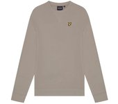 Sudadera lyle&scott v1 crew neck beige hombre