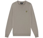 Sudadera lyle&scott v1-crew neck beige hombre