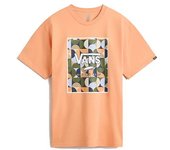 Camiseta vans classic print box coral hombre