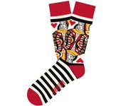 Calcetines jimmy lion queen of hearts blanco