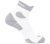 Calcetines de trail salomon aero ankle white