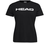 Camiseta de tenis head club lucy mujer negro