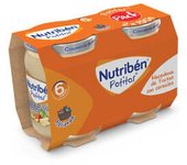Nutriben Pack Potito Plat, Naranja y Galleta 2X190g