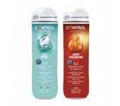 Control Lubricante Massage Ice + Hot Passion 200ml Duplo