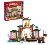 Lego Ninjago Templo Ninja del Spinjitzu, Maqueta y Figuras de Zane, Kai y Lloyd para Niños 4+ Años