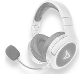 Auricular Steelplay Impulse Wireless-Wired Circumaural RGB Gaming Gris Claro-Blanco
