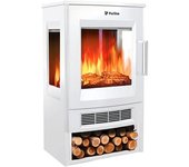 Chimenea eléctrica Purline CHE-720 W 1800W WiFi Triple cristal LED Almacenaje
