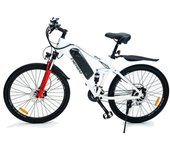 EMotorad EMX+ Bicicleta Eléctrica Todoterreno Ruedas 27.5" Motor 36V 250W Batería 13Ah Blanca/Roja