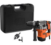 Black & Decker BEHS03K-QS Martillo SDS-Plus 1.250W 3 Modos 3.7J 13mm con Llave/Empuñadura y Maletín