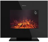 Cecotec ReadyWarm 2700 Design Flames Black Chimenea Eléctrica 2000W con Mando a Distancia Negra