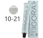 Schwarzkopf - Tinte Superaclarante Igora Royal Highlifts 10-21 Rubio Platino Humo Ceniza 60 ml 5086 5086 4045787354959 Royal SCHWARZKOPF