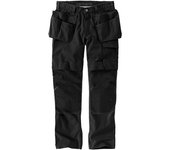 Carhartt Relaxed Straight Steel Rugged Flex Ripstop Double-Front Cargo Pantalón - Negro (30 36)