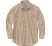 Carhartt Loose Fit Midweight Chambray Camisa - Beige (XL)