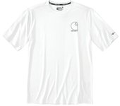 Carhartt Force Sun Defender™ Short-Sleeve Logo Graphic Camiseta funcional - Blanco (M)