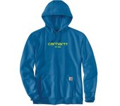 Carhartt Lightweight Logo Graphic Sudadera con capucha - Azul (XL)