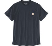 Carhartt Force Relaxed Fit Midweight Pocket Camiseta - Azul (XL)