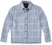 Carhartt Loose Fit Midweight Flannel Camisa Damas - Azul (S)