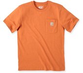 Carhartt Relaxed Fit Heavyweight K87 Pocket Camiseta - Naranja (L)