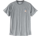 Carhartt Force Relaxed Fit Midweight Short Sleeve Pocket Camiseta - Gris (2XL)