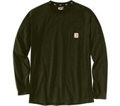 Carhartt Force Flex Pocket Camisa de manga larga - Verde (S)