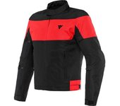 Dainese Elettrica Air Tex Chaqueta textil de la motocicleta - Negro Rojo (48)