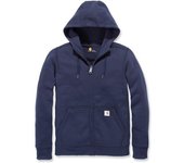 Carhartt Clarksburg Full Zip Hoodie de las señoras - Azul (M)